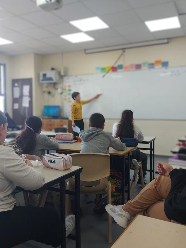 מפגש כיתתי במסגרת תוכנית מיומנויות למידה
